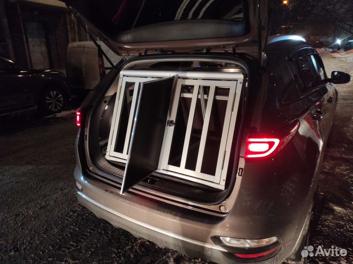 Клетки для перевозки собак в машине, транспорте