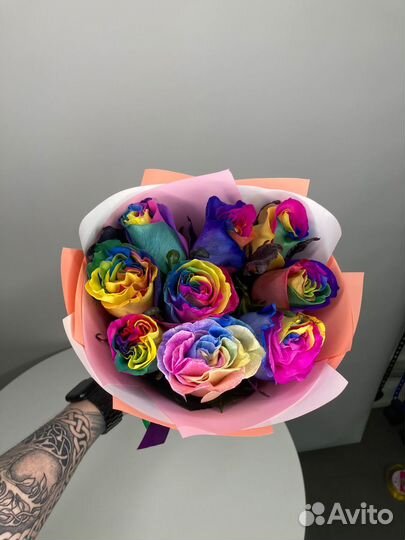 Роза радужная опт