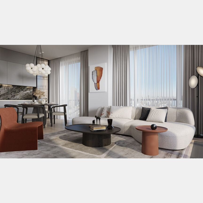 2-к. квартира, 95 м², 3/7 эт.