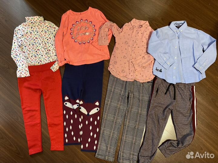 Одежда на девочку 110-116, джинсы, костюмы и тд