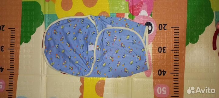 Пеленка кокон на липучках