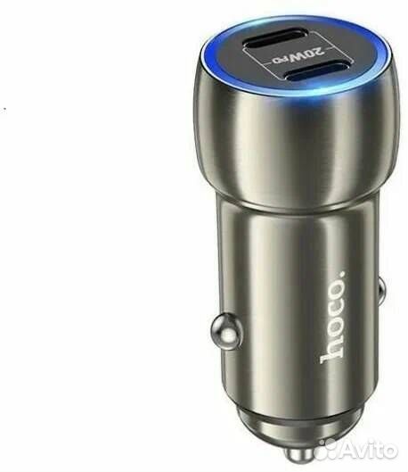 Автомобильное зарядное устройство USB-C Hoco Z48