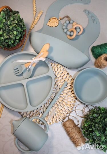 Детская силиконовая посуда