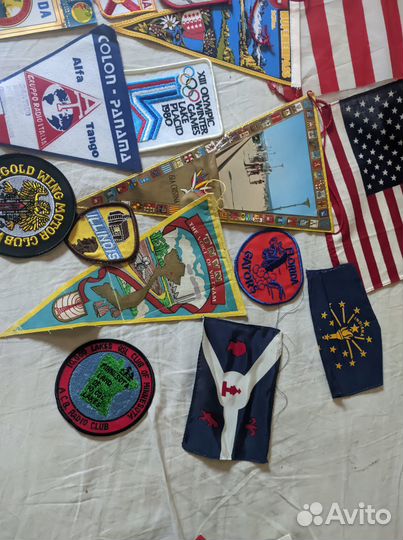Нашивки, вымпелы, флаги CB диапазона с разных стр