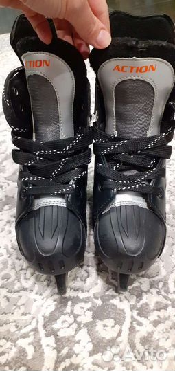 Хоккейные коньки Action р.33