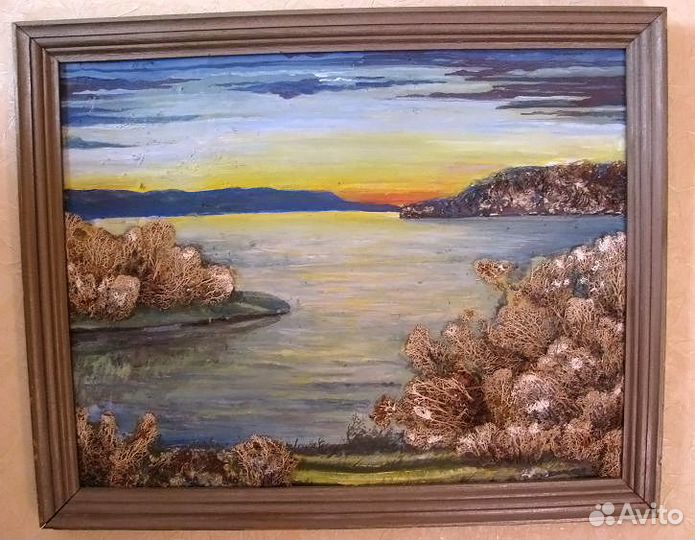 Заветное озеро. Таёжная сказка. Картины на бересте