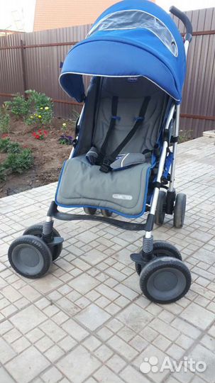Прогулочная коляска трость chicco multiway evo blu