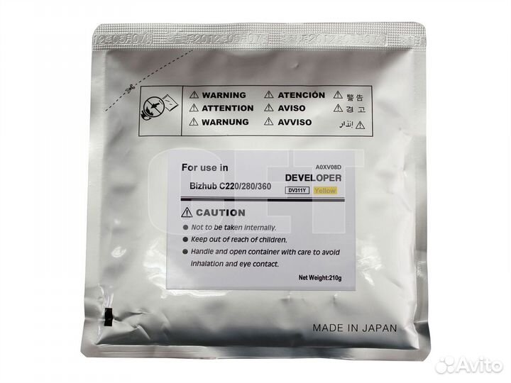 Девелопер для Konica Minolta bizhub C220/C280/C36