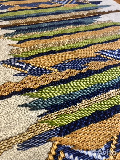 Ткань для дорожки на стол с рисуном