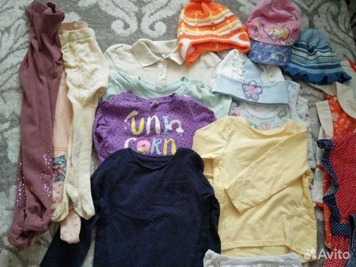 Детские вещи пакетом для девочек 86 92