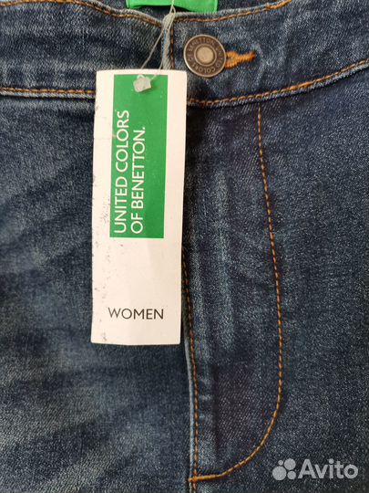 Женская джинсовая юбка Benetton (Италия)