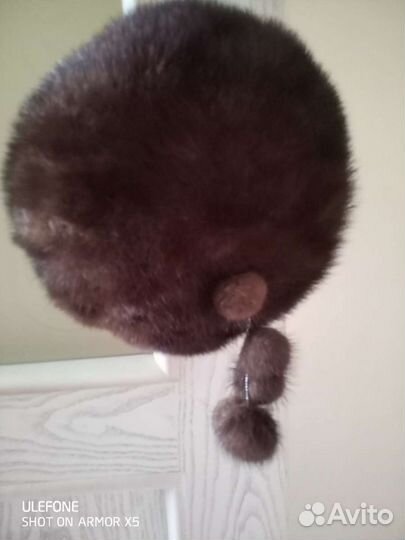 Берет норковый