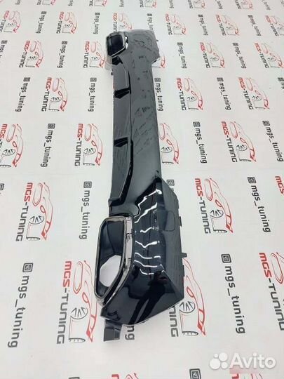 Диффузор Competition BMW 4 G22+ насадки 440 черные