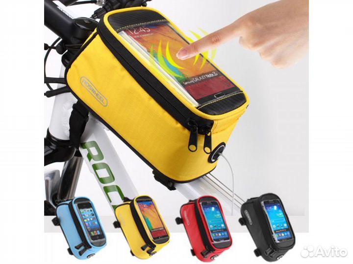Велосумки с чехлом для телефона диагональю 4.2-6