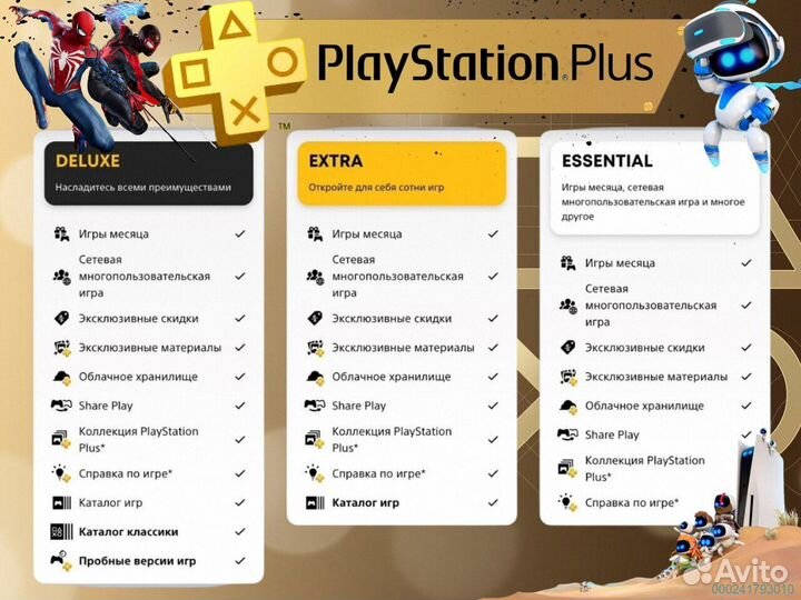 Подписка ps plus турция delux на ps5 ps4 (Арт.20994)