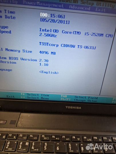 Ноутбук toshiba i5