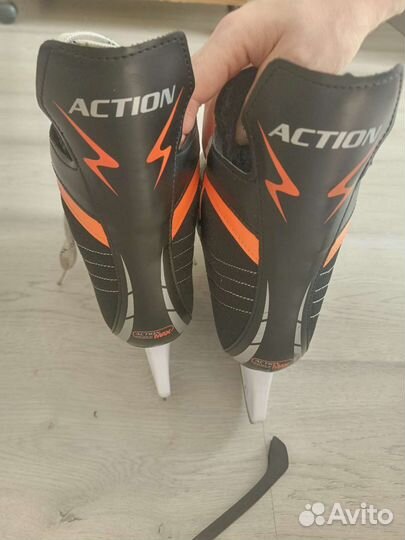 Хоккейные коньки Action power max 39размер