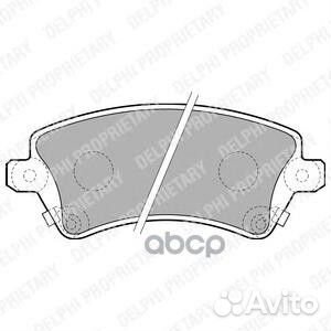 Колодки тормозные, передние LP1737 Delphi