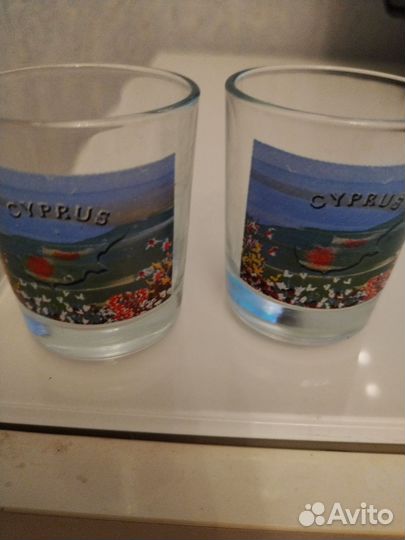 Стопки сувенирные.стекло