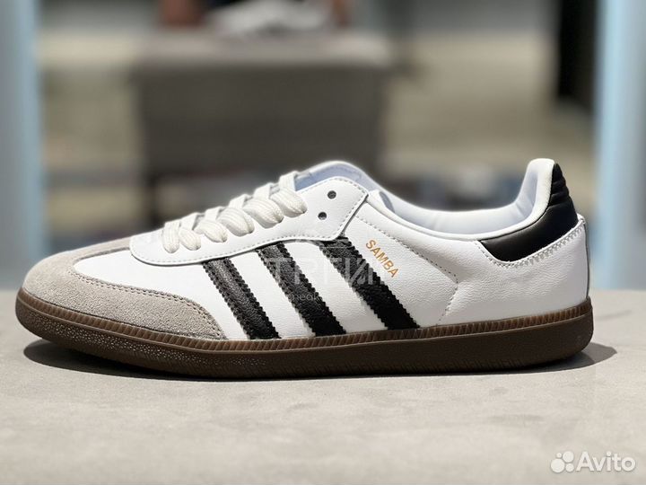 Кроссовки Adidas Samba White Black