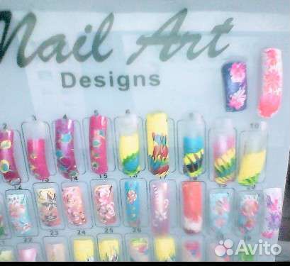 Типсы Планшет для типс с дизайном Материалы дизайн