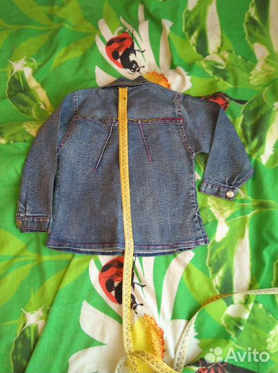 Рубашка джинсовая на девочку(цена за две штуки)