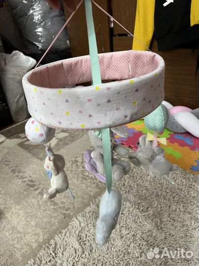 Мобиль на кроватку для девочки