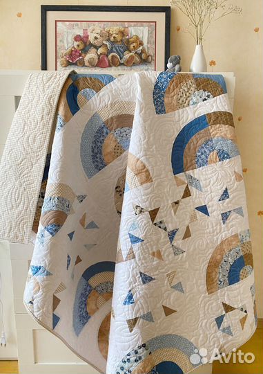 Детское лоскутное покрывало 