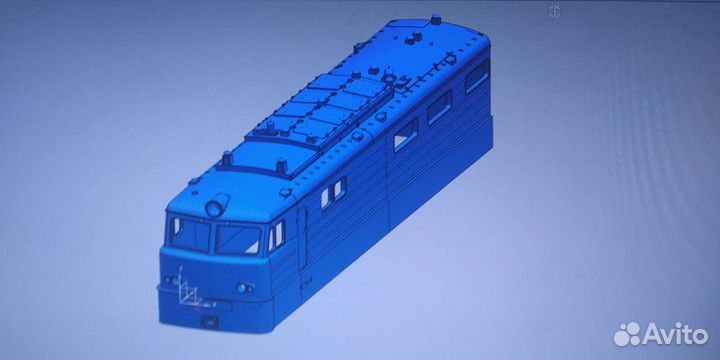 3D-модель (файлы) электровоза вл10. 1/35, 1/87