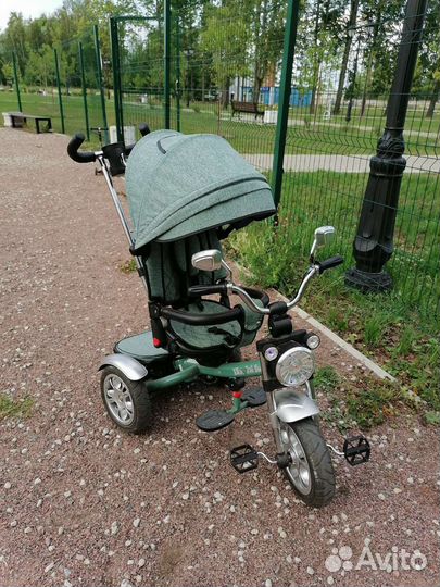 Трехколесный велосипед с родительской ручкой