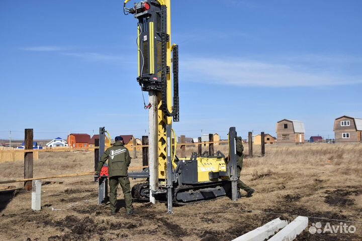 Фундамент на жб сваях с рассрочкой на 12 месяцев