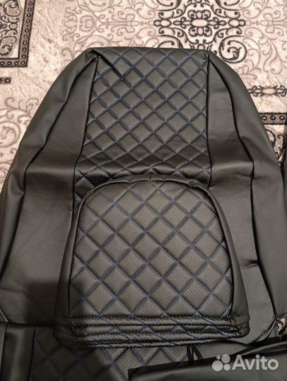 Автомобильные чехлы из экокожи Для LADA Priora