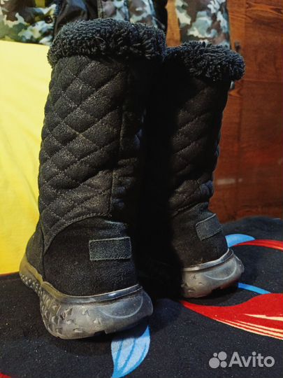 Сапожки из замши 37 размер