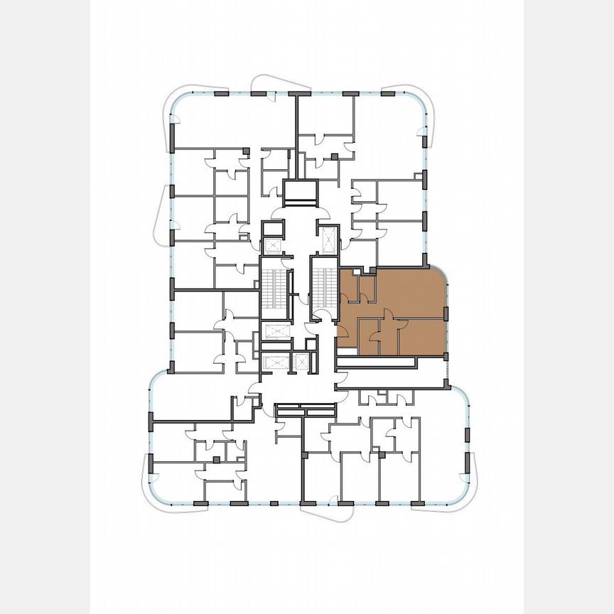 1-к. квартира, 72,6 м², 2/14 эт.