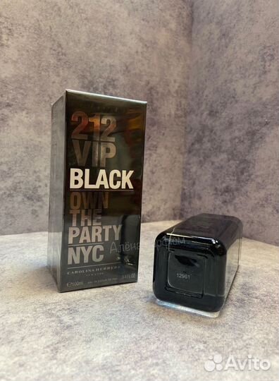 Carolina Herrera 212 Vip Black 100 ml Парфюм