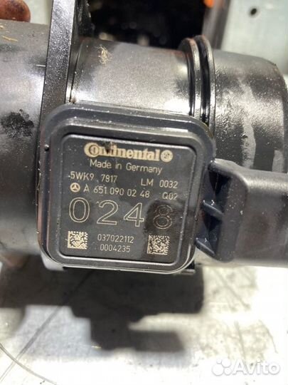 Расходомер воздуха Mercedes E-Class W212 OM651 2.2