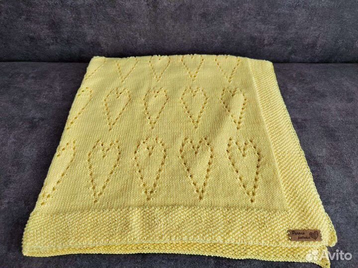 Детские пледы ручной вязки