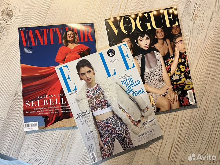 Elle Vanity Fair журнал италия