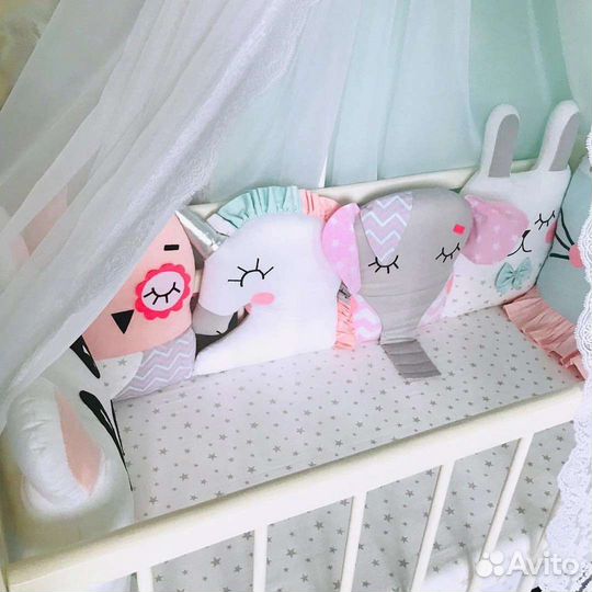 Бортики,Конверт на выписку, балдахин