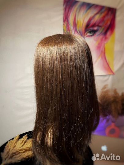 Накладка из натуральных волос