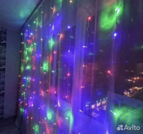 Гирлянда штора