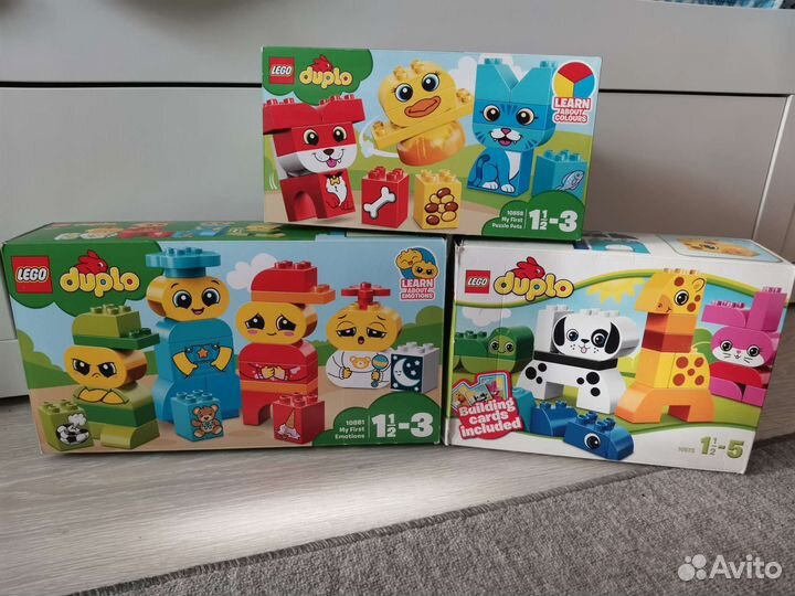 Лего дупло Lego duplo наборы 4 шт
