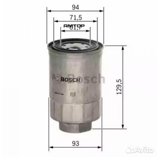 Bosch 1457434453 1 457 434 453 фильтр топливный\ M