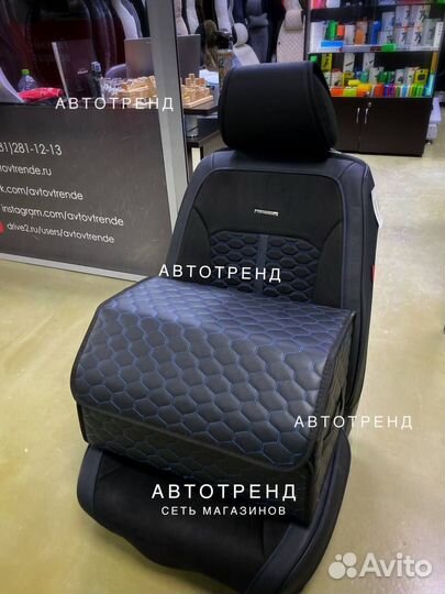 Каркасные накидки на сидения в авто из алькантары