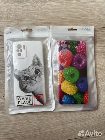 Чехол на xiaomi redmi note 10 новый 2 шт