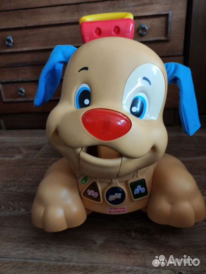 Ходунки каталка собака Fisher price