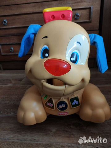 Ходунки каталка собака Fisher price