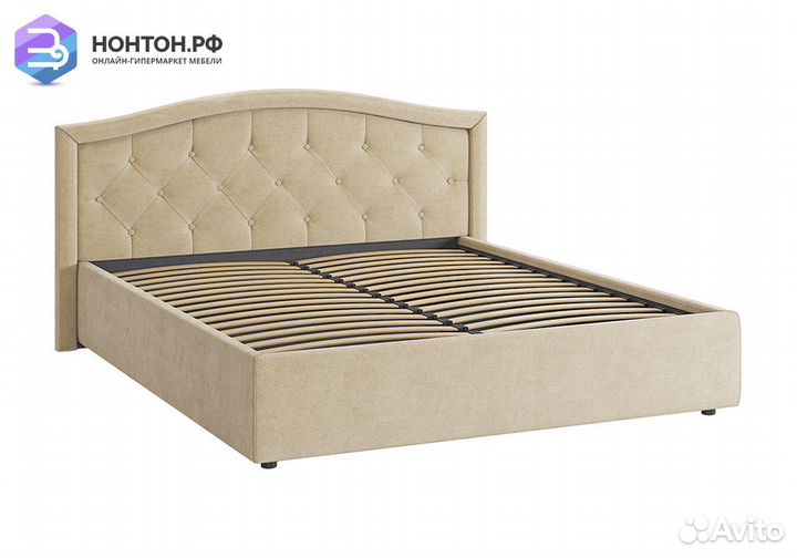 Кровать Верона 2 1.6 м карамель