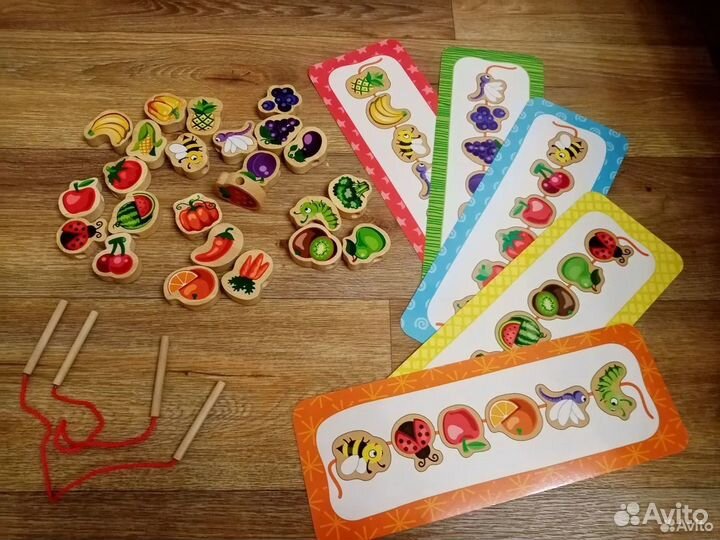 Деревянные развивающие игрушки