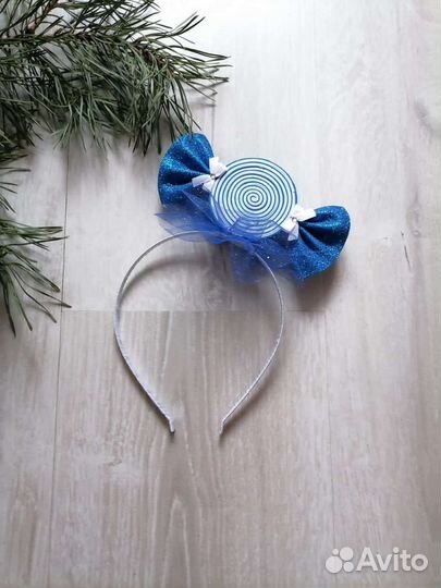 Ободок конфетка Брошь